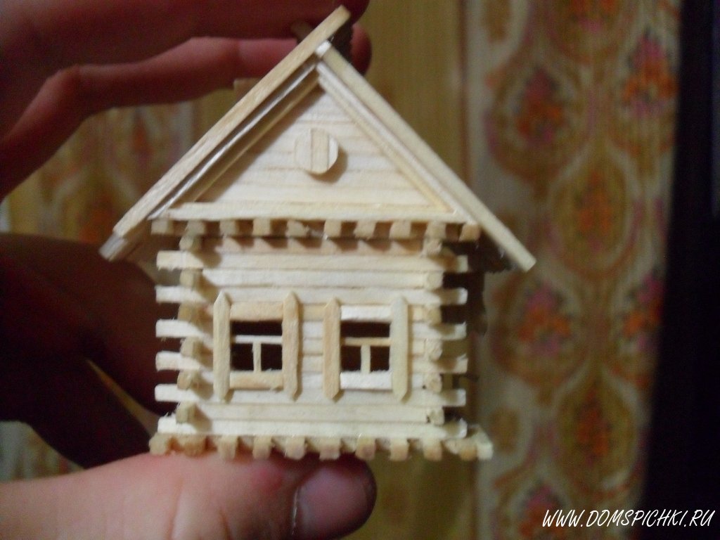 Как построить домик из спичек - Секрет Мастера - Сделай своими руками